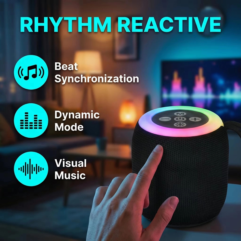 Google Speaker Nest Audio - Портативная мини-колонка Lenovo Bluetooth с ремешком,